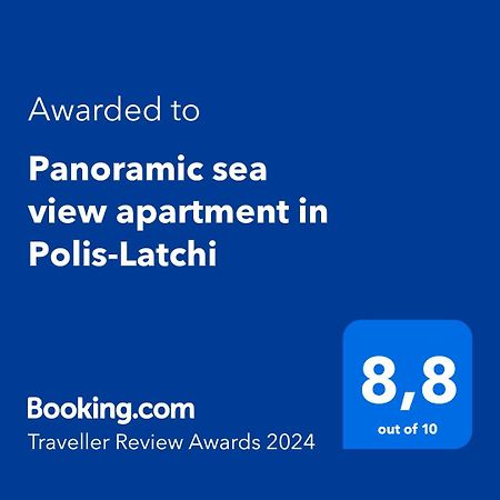 Panoramic Sea View Apartment In Polis-Latchi エクステリア 写真